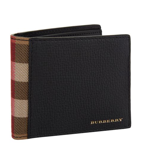 burberry black london folding men bifold wallet for sale|burberry wallets for men outlet.